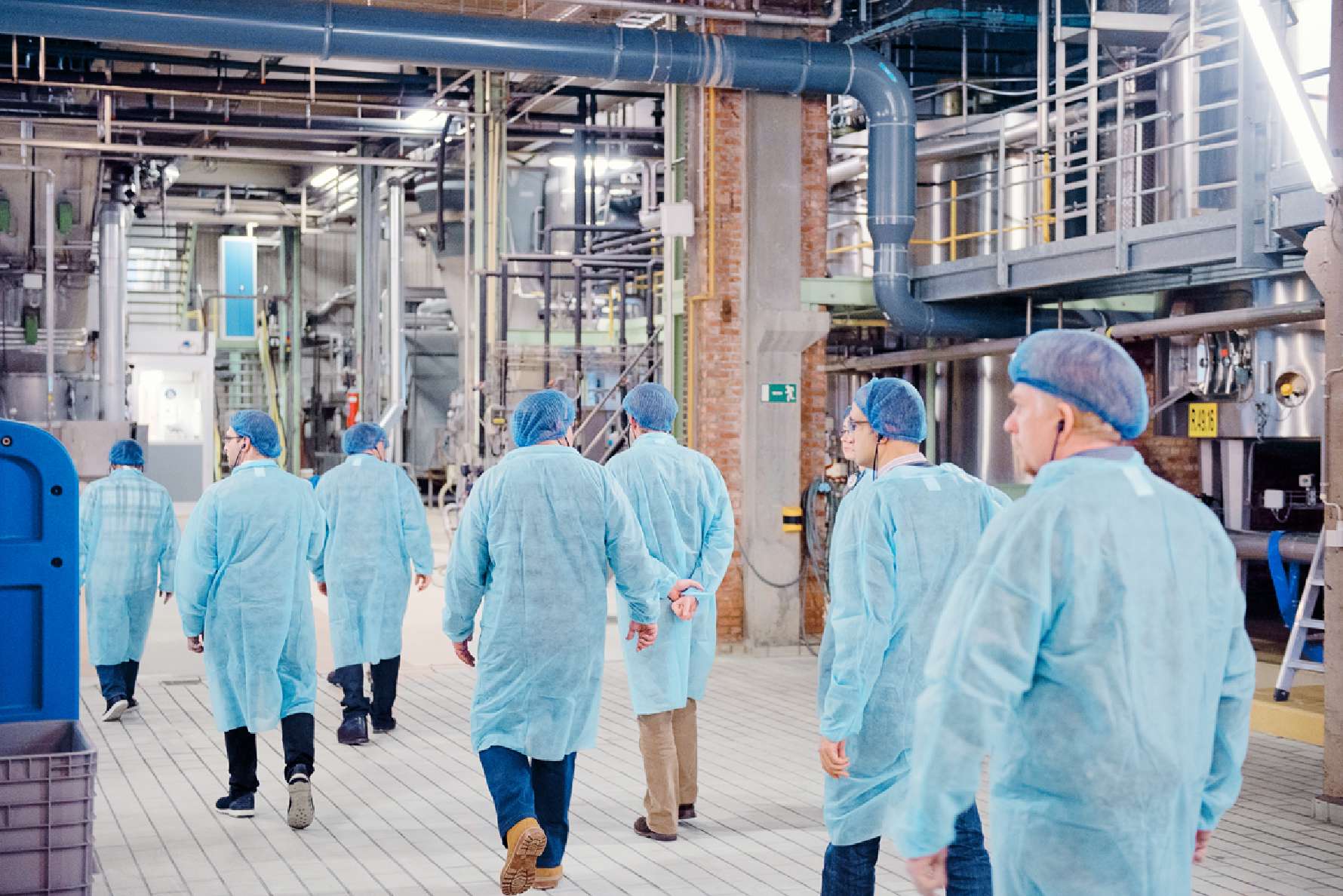 People at Lesaffre Group production facility
