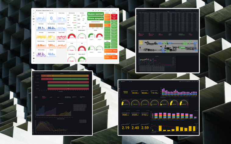 Essential Grafana dashboards in Factry Historian