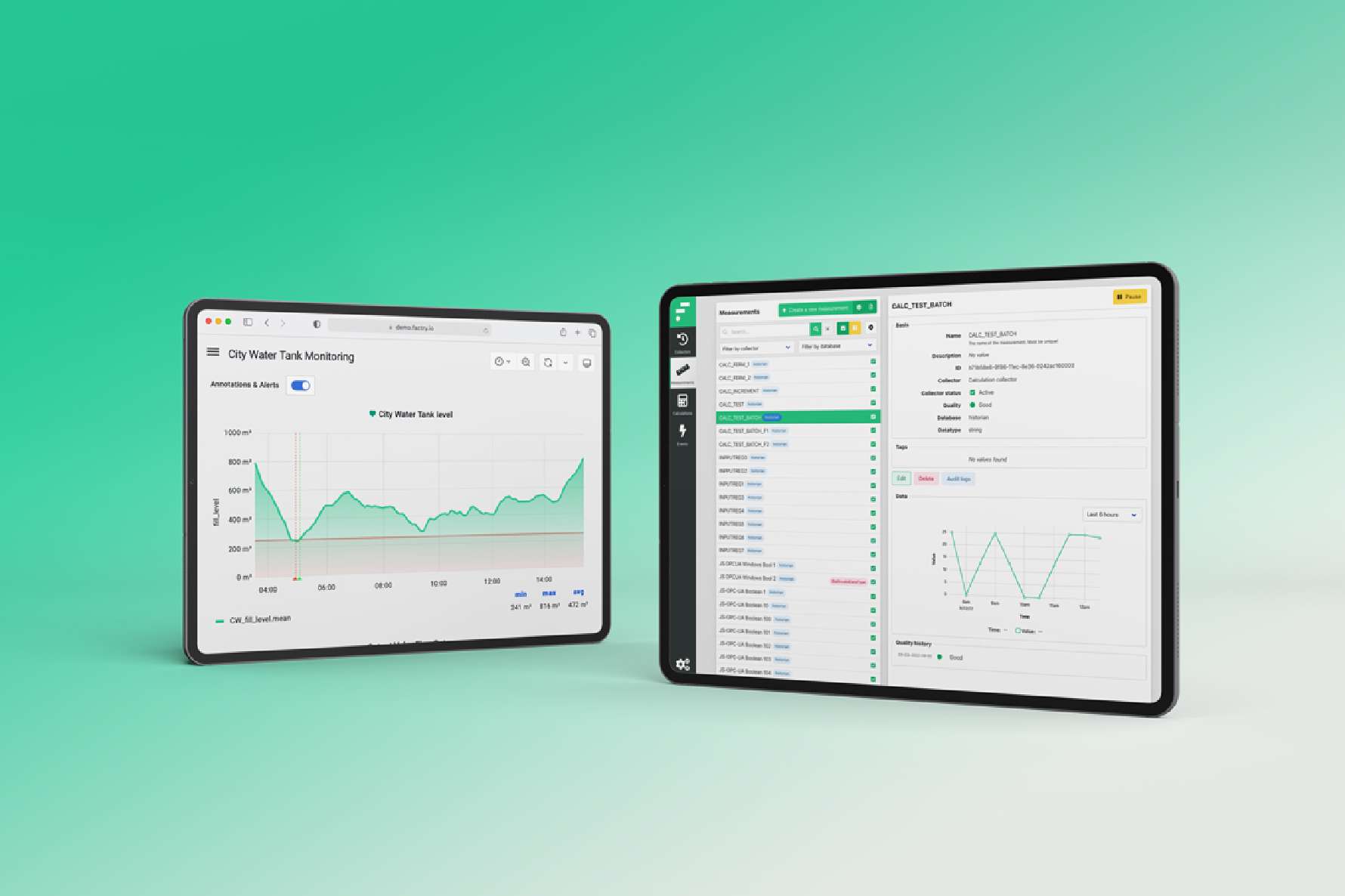 data historian dashboards