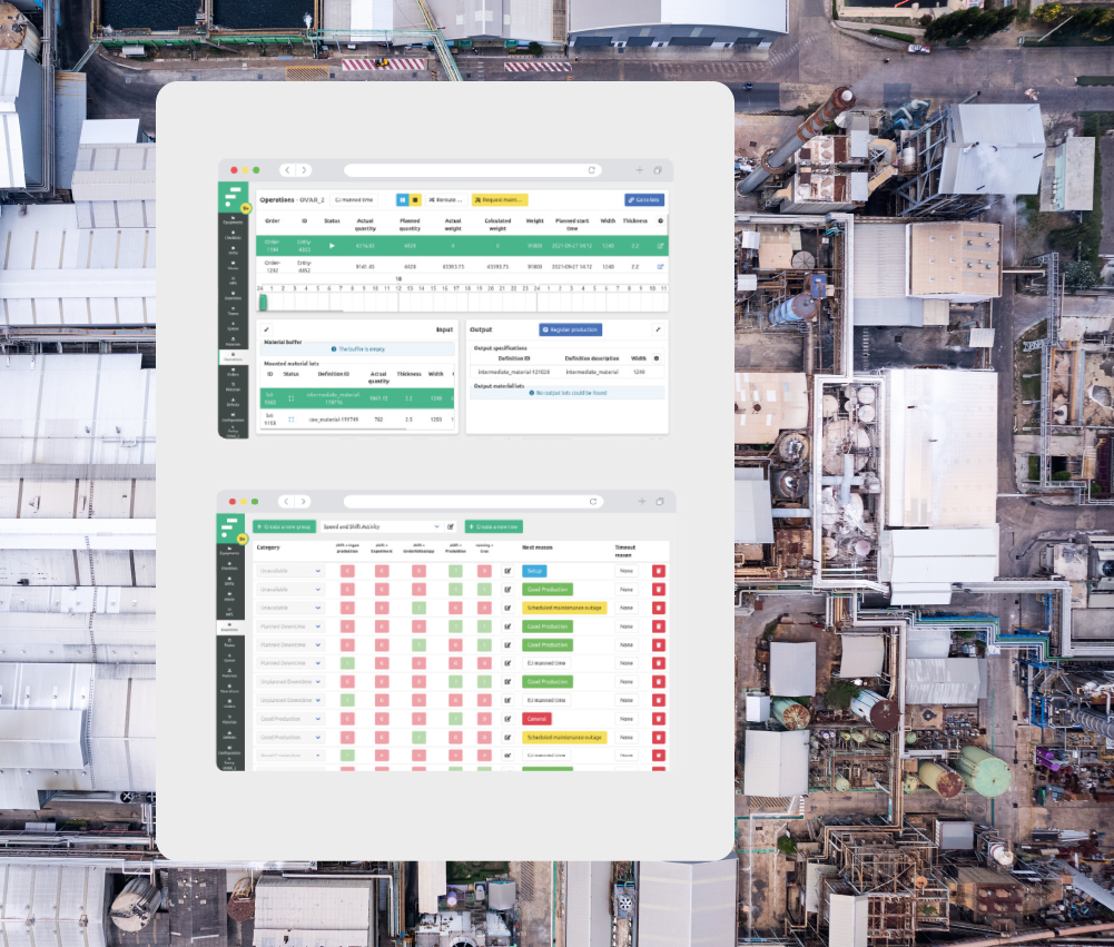 FactryOS dashboard